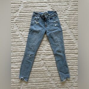 A+F Distressed Skinny Jeans